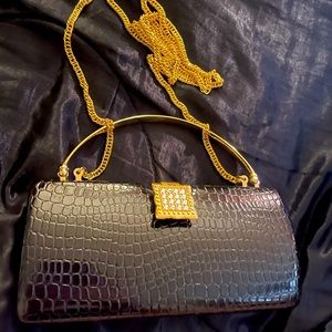 Vintage Croc Clutch